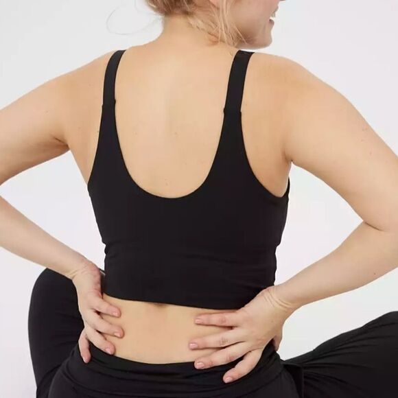 NWOT OFFLINE The Hugger Longline Sports Bra Black - Picture 2 of 4